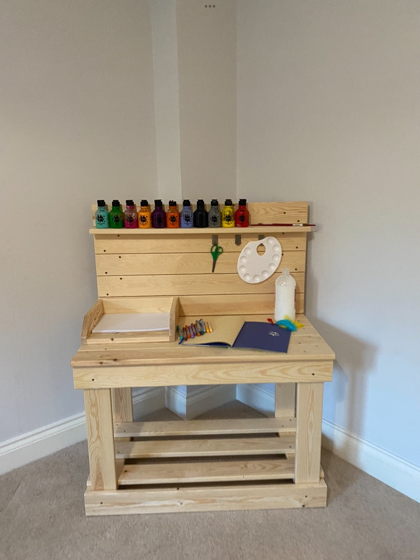 Kids indoor activity table