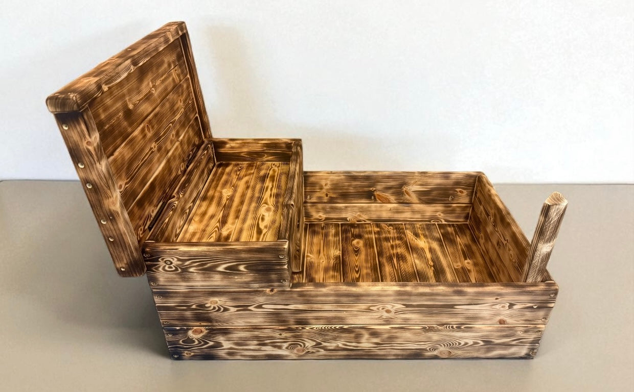 Indoor Tortoise House, Guinea Pig House, Pet house, Pet run With Lid to reveal open storage or petting area