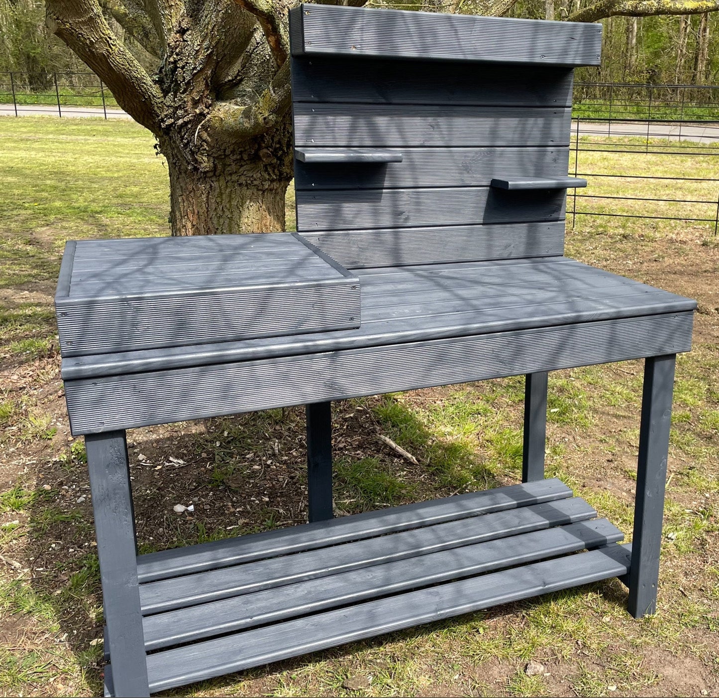 Outdoor pizza oven table/ pizza oven stand/ ooni pizza oven table/ outdoor dining/ pizza table